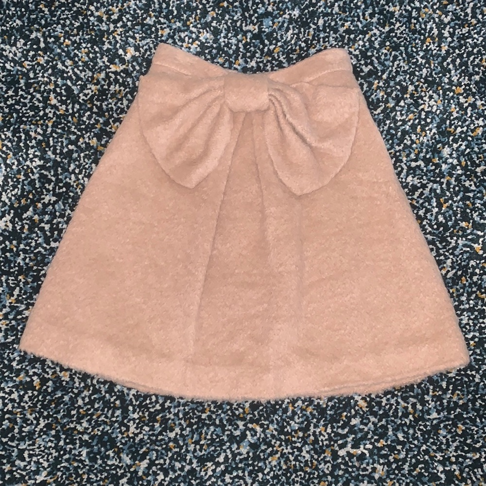 HTF Kate Spade Lee Teddy Bow Skirt